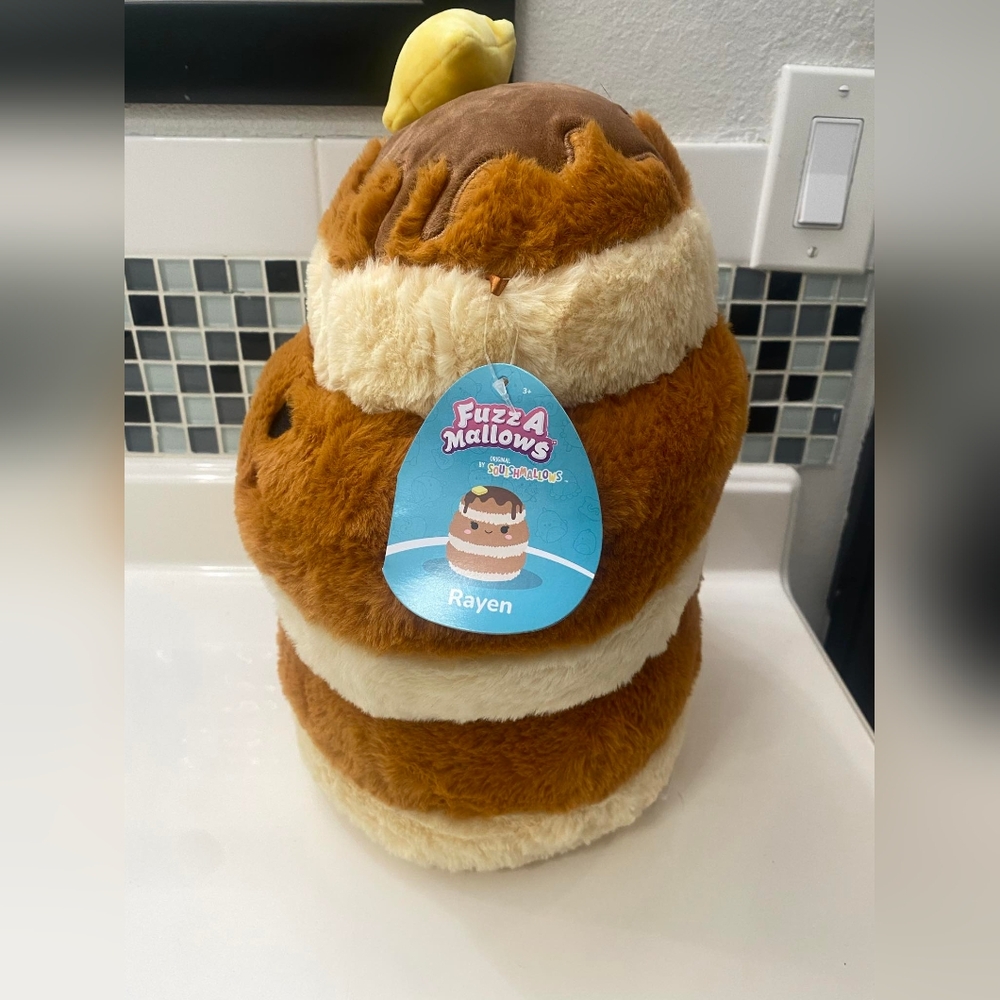 🥞 12" Rayen Pancake FuzzAMallows Squishmallow 2024 - Picture 2 of 7